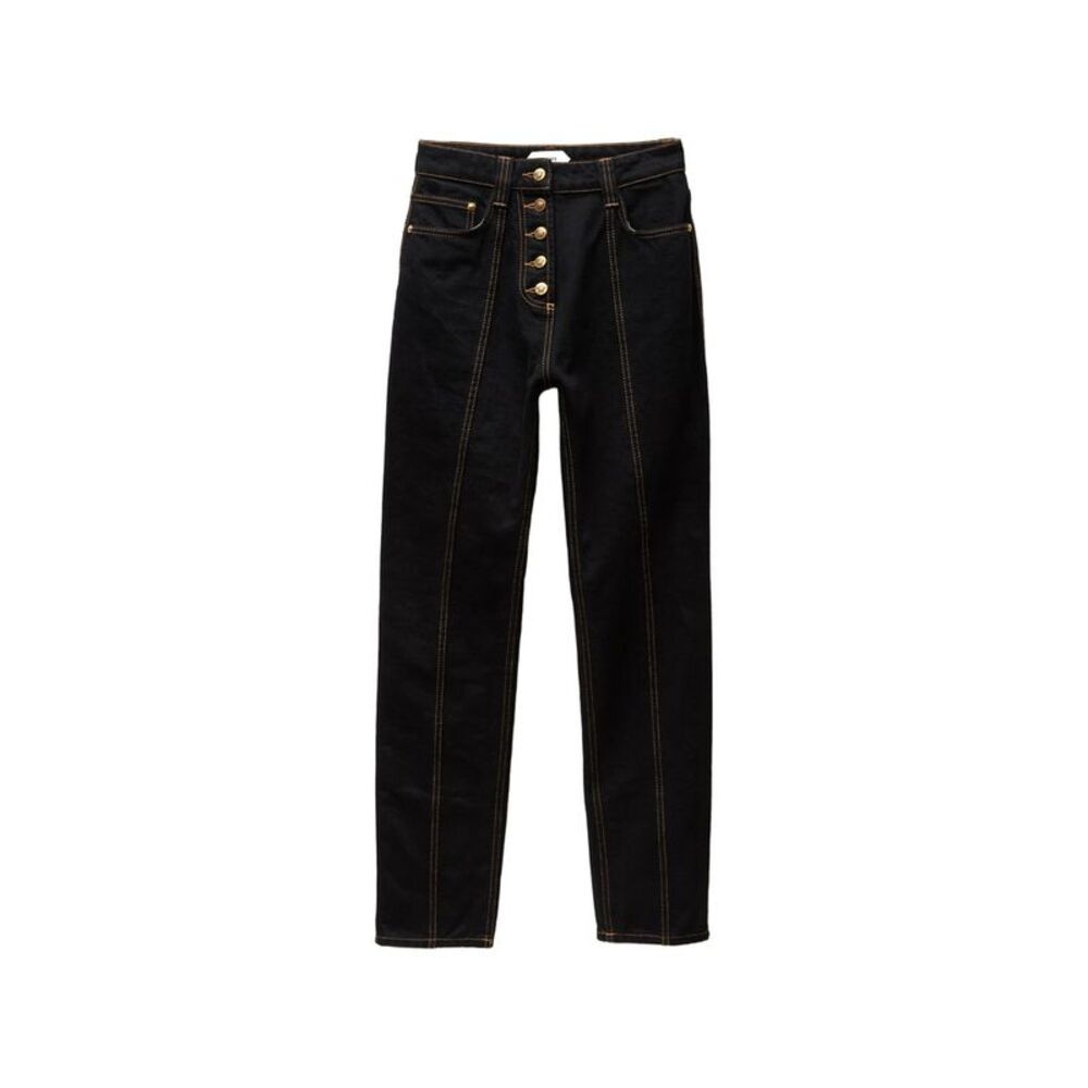 Versace Black Denim - Straight-Leg Jeans Women